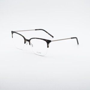AIRLOCK 2005 002 Eyeglasses Havana/Ruthenium 52mm Square Frame